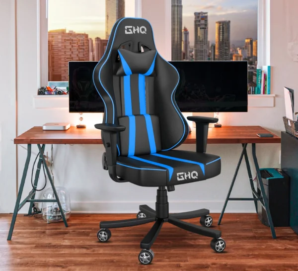 Blue - Titan Gaming Chair (PU Leather)