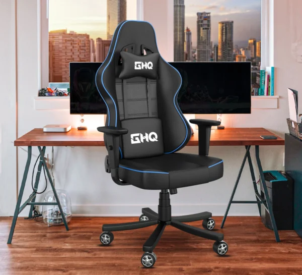 Blue - Supra Gaming Chair (PU Leather)