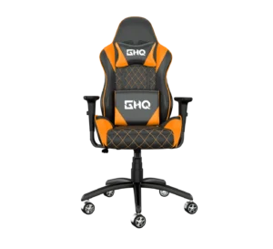 Orange Strategist Gaming Chair PU leather