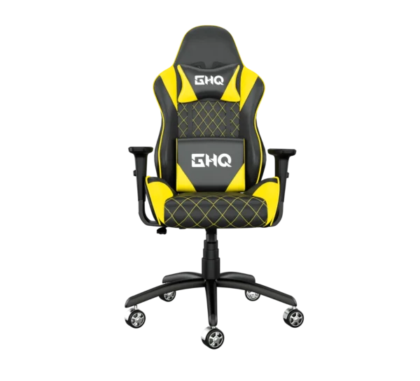 Yellow Strategist Gaming Chair PU leather